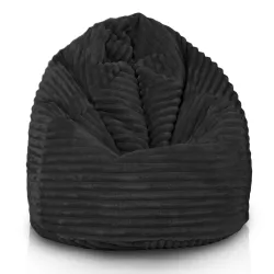 Pouf Poire L pour enfants - Velours Côtelé Stripe – vue 17