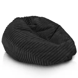 Pouf Poire L pour enfants - Velours Côtelé Stripe – vue 18