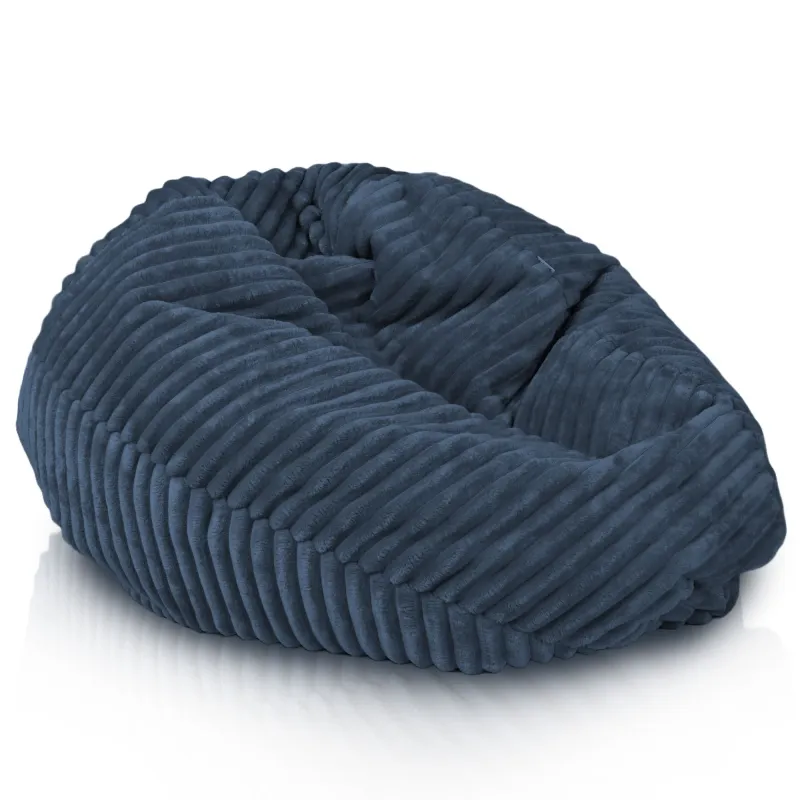 Pouf Poire L pour enfants - Velours Côtelé Stripe – vue 23