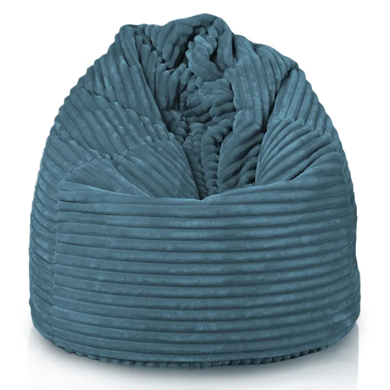 Pouf Poire XL Standard - Velours Côtelé Stripe – vue 32