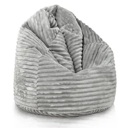 Pouf Poire pour enfants - Velours À Grosses Côtes Royal