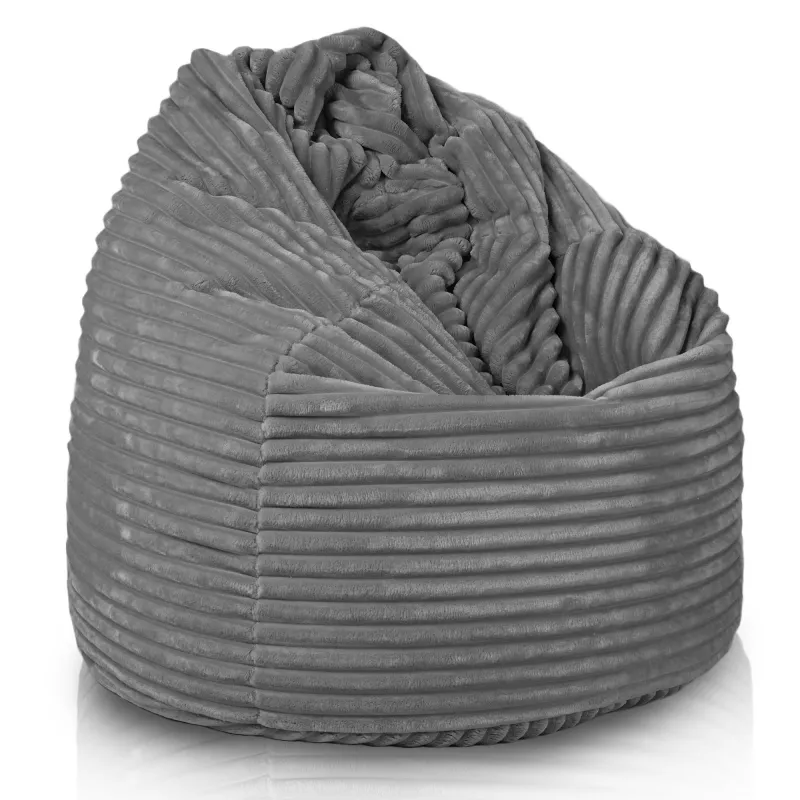 Pouf Poire XL Standard - Velours Côtelé Stripe – vue 36