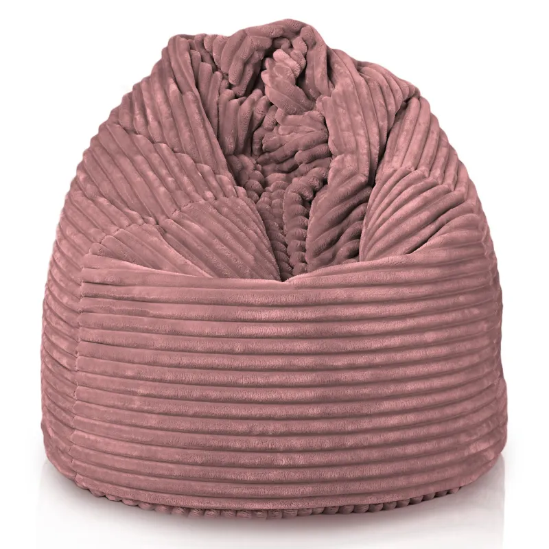 Pouf Poire XL Standard - Velours Côtelé Stripe – vue 42