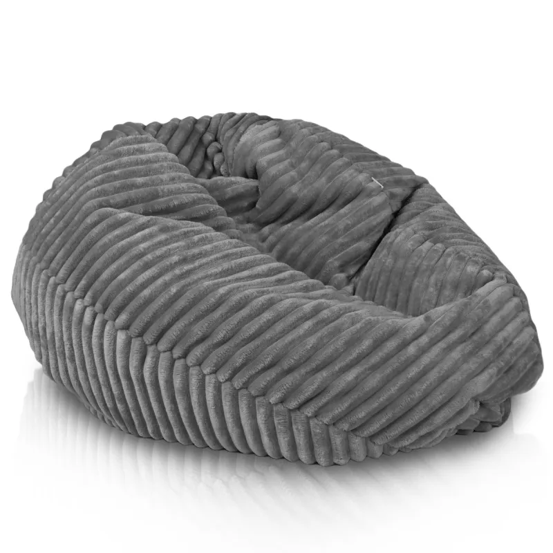 Pouf Poire L pour enfants - Velours Côtelé Stripe – vue 38