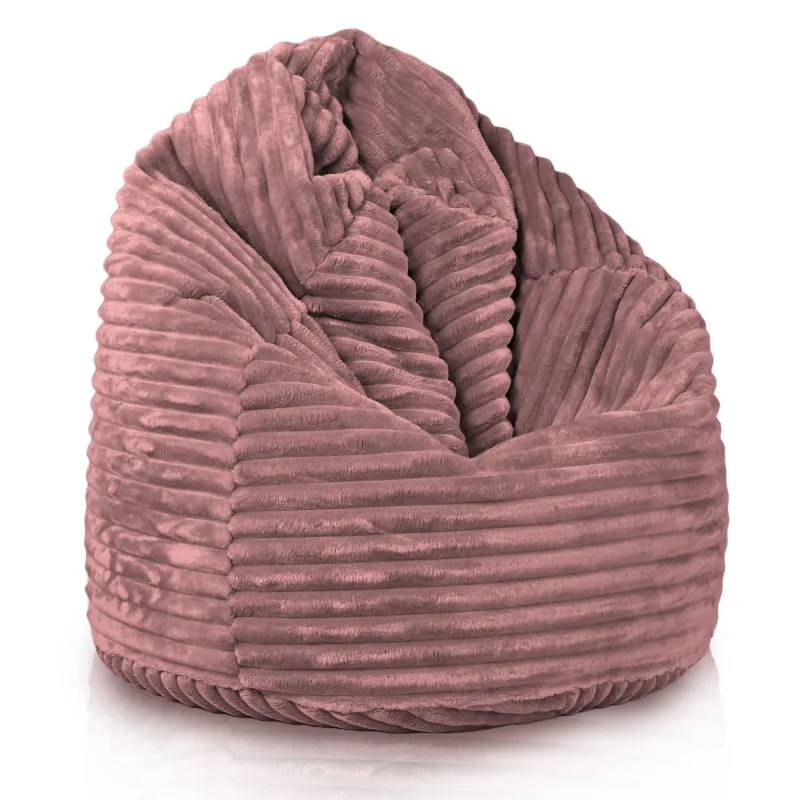 Pouf Poire L pour enfants - Velours Côtelé Stripe – vue 41