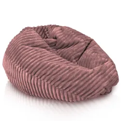 Pouf Poire L pour enfants - Velours Côtelé Stripe – vue 43