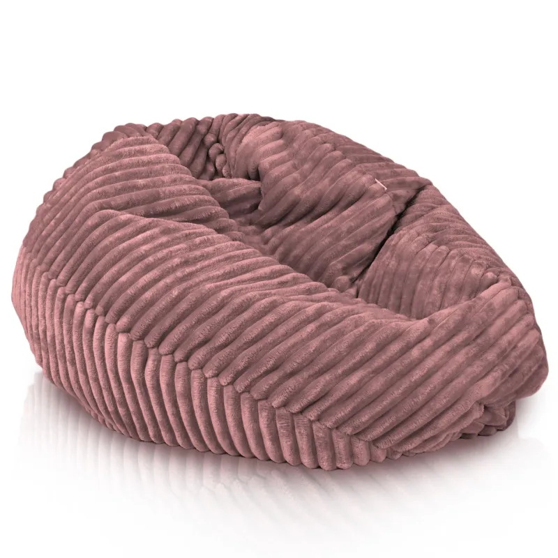 Pouf Poire L pour enfants - Velours Côtelé Stripe – vue 43