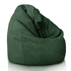 Pouf Poire - Laine Bouclée