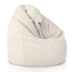 Pouf Poire - Laine Bouclée