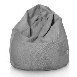 Pouf Poire XL Standard - Velours Texturé Dot – vue 10