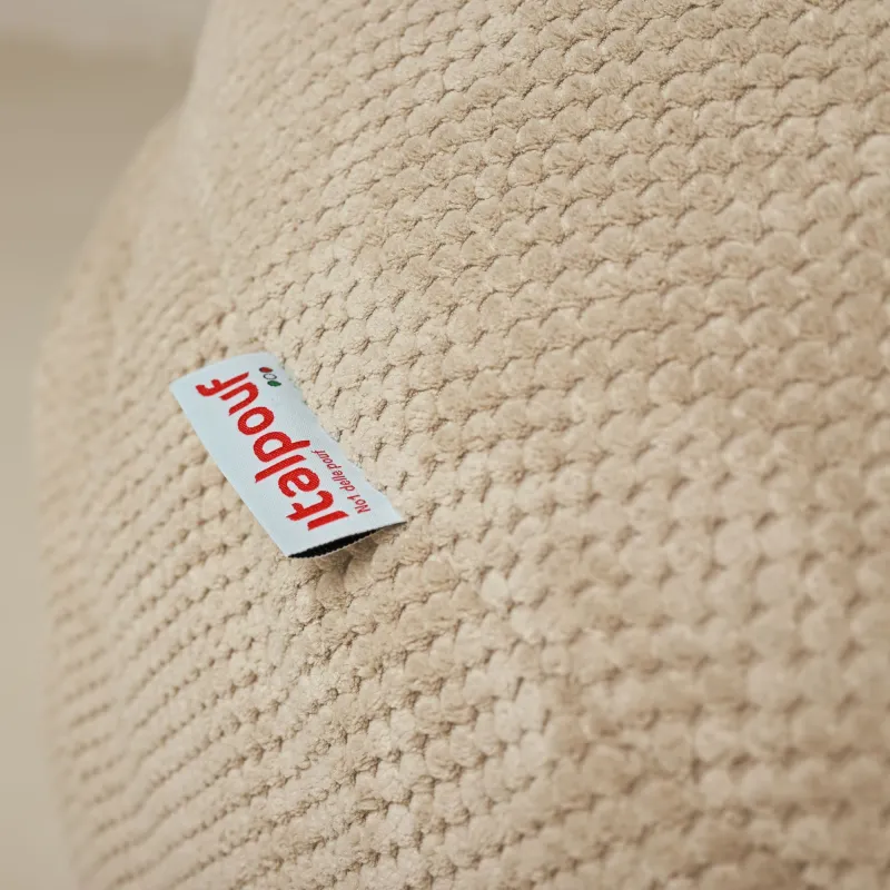 Pouf Poire XL Standard - Velours Texturé Dot – vue 5