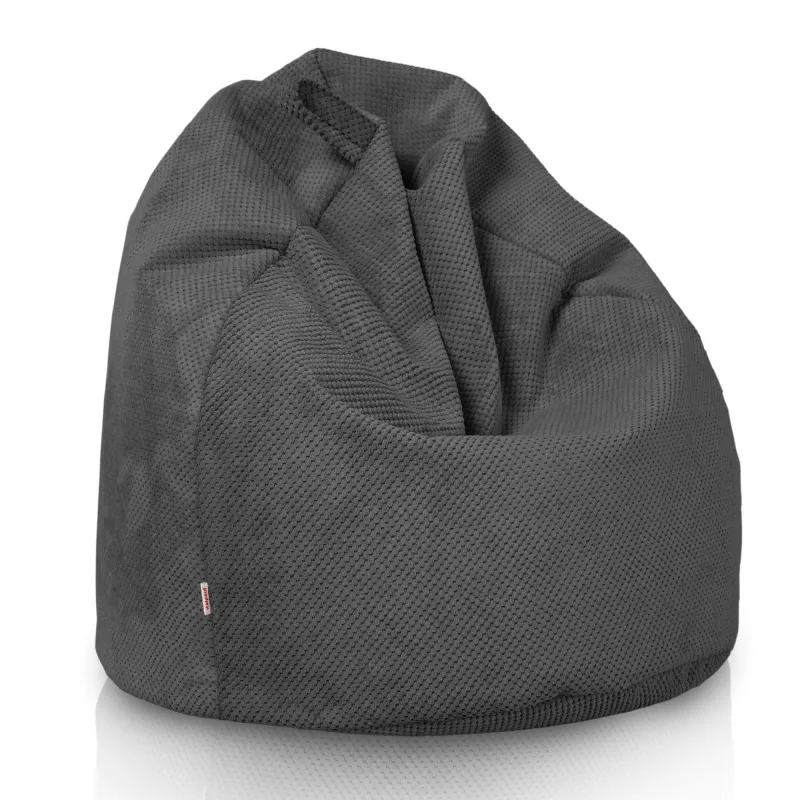 Pouf Poire L pour enfants - Velours Texturé Dot – vue 15