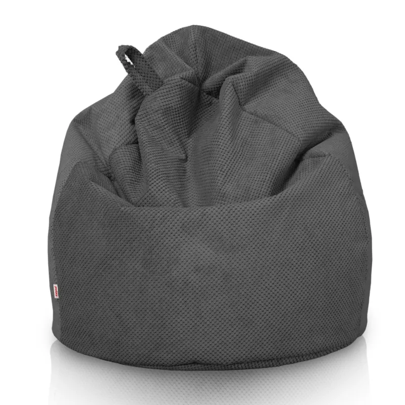 Pouf Poire L pour enfants - Velours Texturé Dot – vue 17