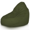 Vert foncé Pouf Poire de jardin Drop XXL nylon