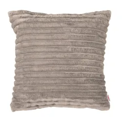 Coussin décoratif carré 60x60 cm - Velours Côtelé Stripe