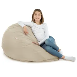 Pouf Poire XL Standard - Velours Soft – vue 39