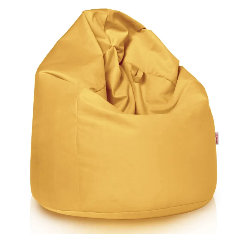 Pouf Poire XL Standard - Velours Soft – vue 3