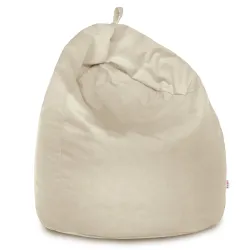Pouf Poire XXL pour adultes Géant - Velours Soft