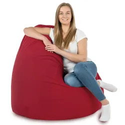 Pouf Poire XXL pour adultes Géant - Velours Soft – vue 44