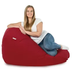 Pouf Poire XXL pour adultes Géant - Velours Soft – vue 43