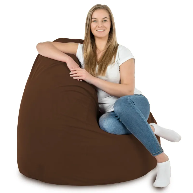 Pouf Poire XXL pour adultes Géant - Velours Soft – vue 45