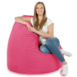 Pouf Poire XXL pour adultes Géant - Velours Soft – vue 51