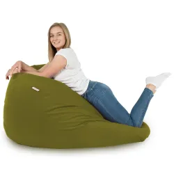 Pouf Poire XXL pour adultes Géant - Velours Soft – vue 60