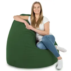 Pouf Poire XXL pour adultes Géant - Velours Soft – vue 61