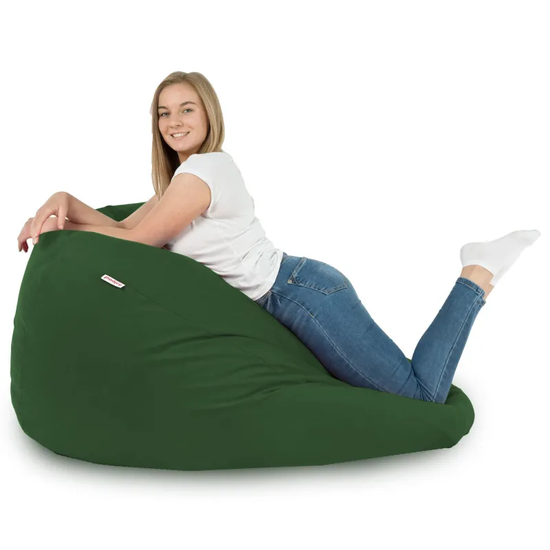 Pouf Poire XXL pour adultes Géant - Velours Soft – vue 64