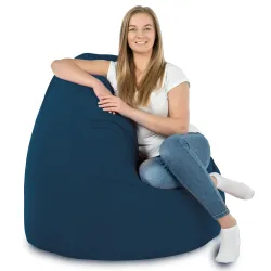 Pouf Poire XXL pour adultes Géant - Velours Soft – vue 70