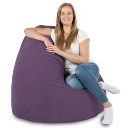 Pouf Poire XXL pour adultes Géant - Velours Soft – vue 73