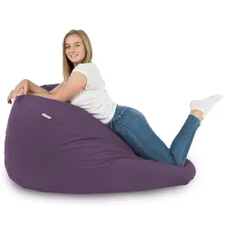 Pouf Poire XXL pour adultes Géant - Velours Soft – vue 76