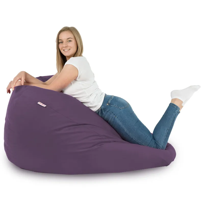 Pouf Poire XXL pour adultes Géant - Velours Soft – vue 76