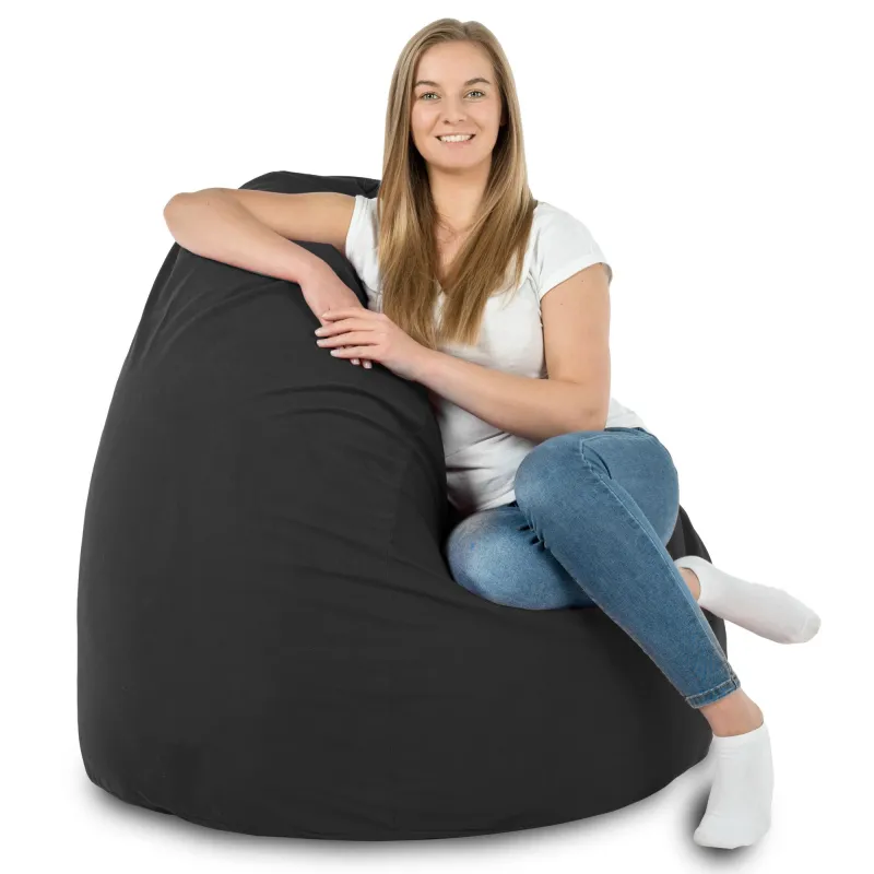 Pouf Poire XXL pour adultes Géant - Velours Soft – vue 85