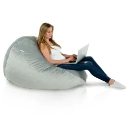 Pouf Poire XXL pour adultes Géant - Velours Soft – vue 38