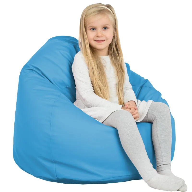 Pouf Poire L pour enfants - Simili-cuir – vue 7