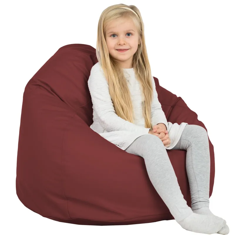 Pouf Poire L pour enfants - Simili-cuir – vue 11