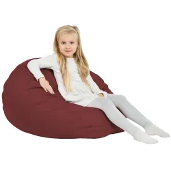 Pouf Poire L pour enfants - Simili-cuir – vue 12