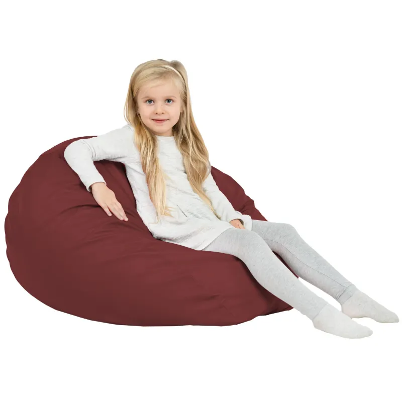 Pouf Poire L pour enfants - Simili-cuir – vue 12