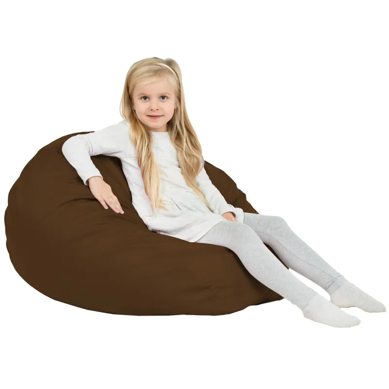 Pouf Poire L pour enfants - Simili-cuir – vue 24