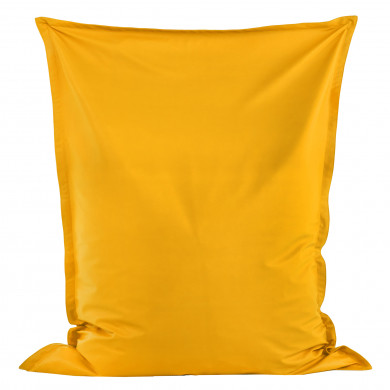 Jaune Pouf Poire Coussin simili-cuir