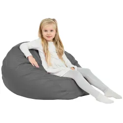 Pouf Poire L pour enfants - Simili-cuir – vue 80