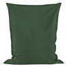 Vert foncé Pouf Poire Coussin XXL simili-cuir