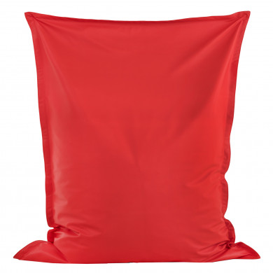 Rouge Pouf Poire Coussin simili-cuir