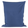 Bleu Pouf Poire Coussin XXL simili-cuir