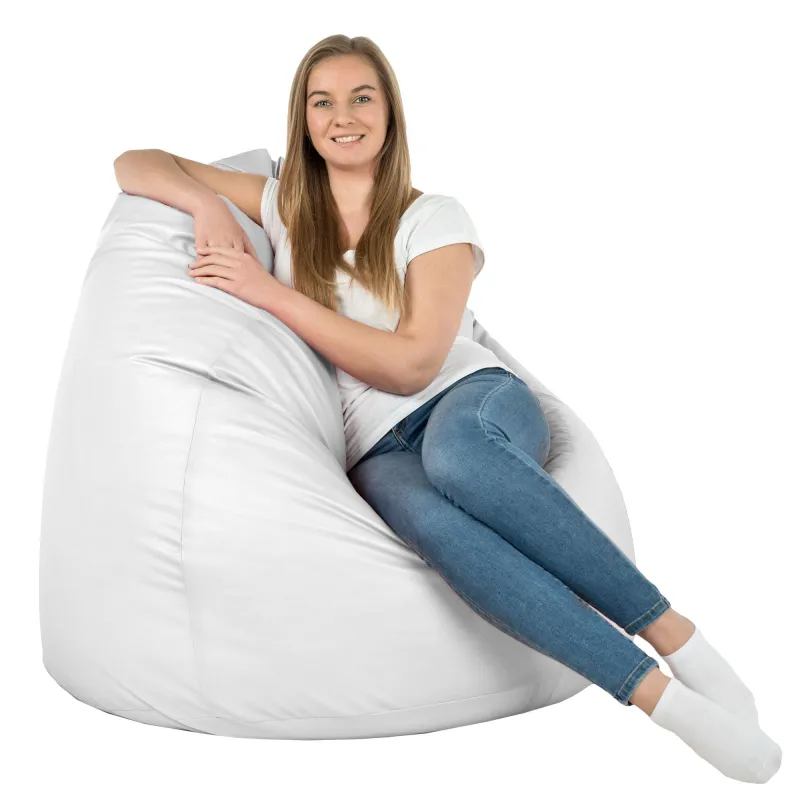 Pouf Poire XXL pour adultes Géant - Simili-cuir – vue 3