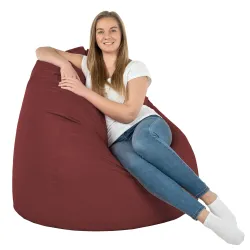 Pouf Poire XXL pour adultes Géant - Simili-cuir – vue 13