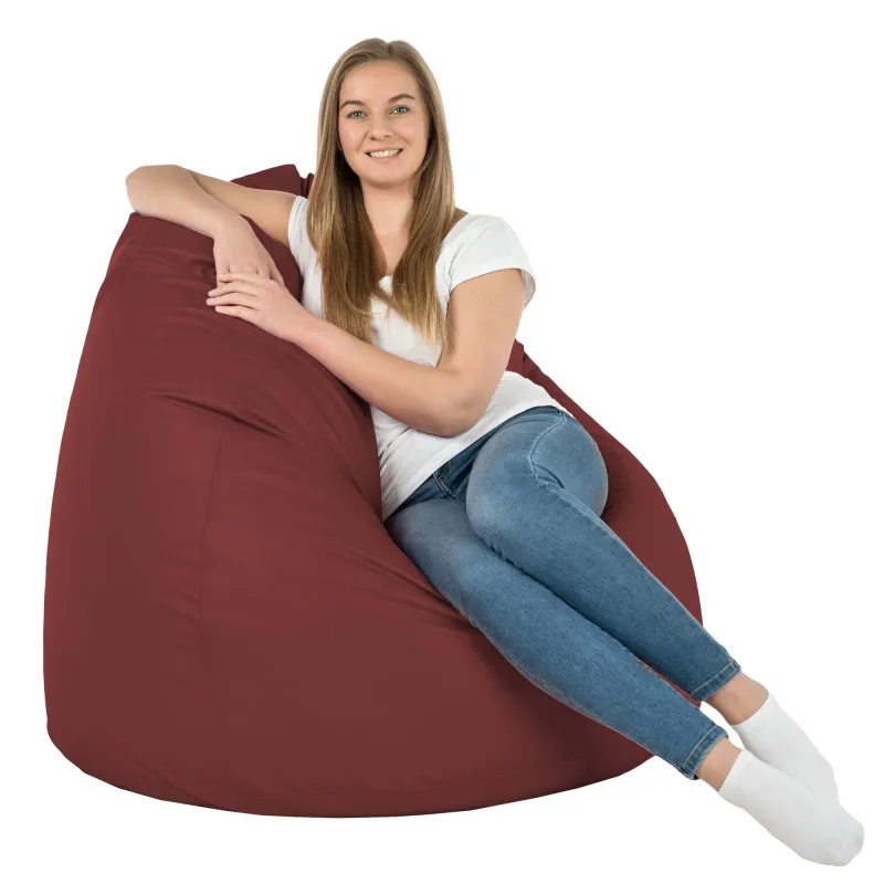 Pouf Poire XXL pour adultes Géant - Simili-cuir – vue 13