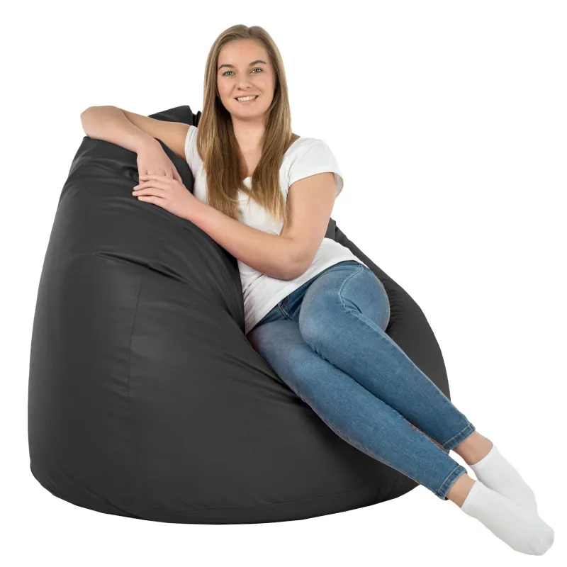Pouf Poire XXL pour adultes Géant - Simili-cuir – vue 28