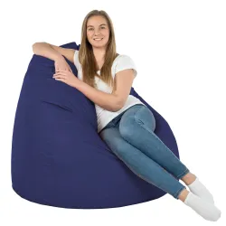 Pouf Poire XXL pour adultes Géant - Simili-cuir – vue 38